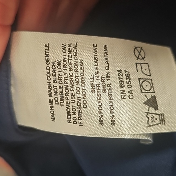 Columbia Omni freeze Armadale Skort In Navy White Floral Athletic w/pockets - Picture 6 of 6